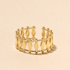 Crown Yüzük 719305 Gold