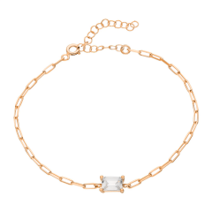 Zincir Baget Bileklik 717022 Gold