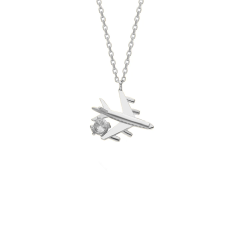 Uçak Kolye 718956 Silver