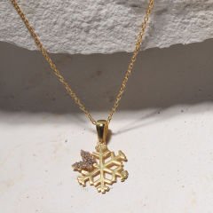 Kar Tanesi Kolye 718955 Silver