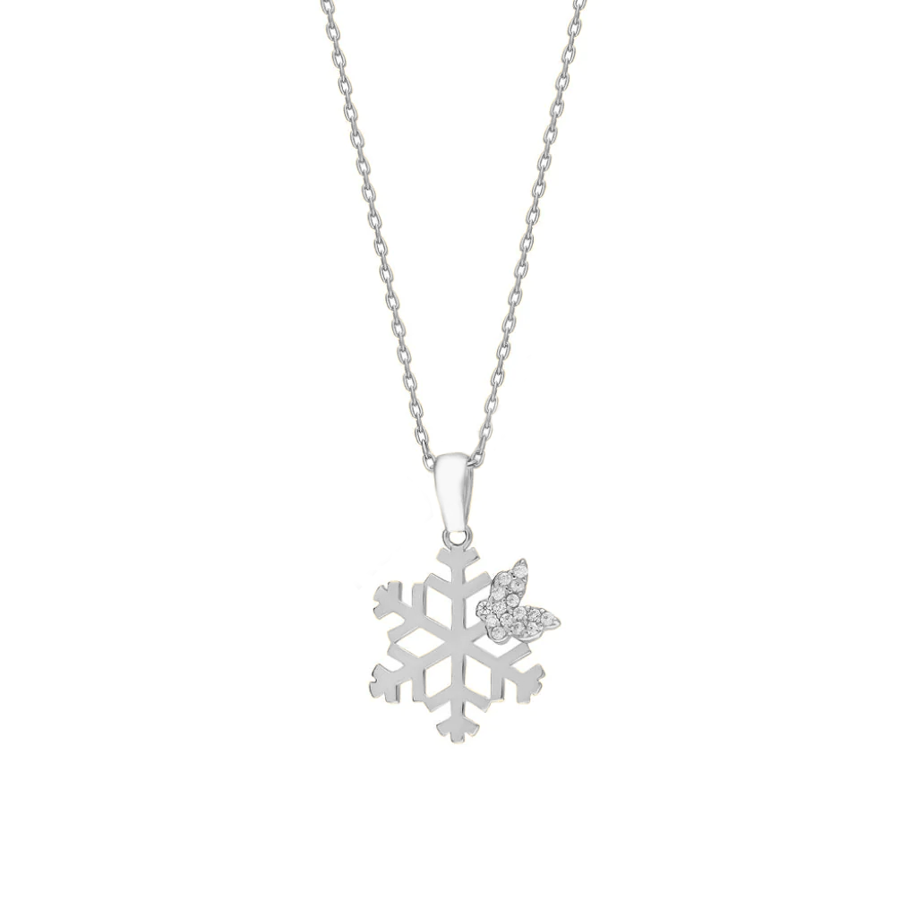 Kar Tanesi Kolye 718955 Silver