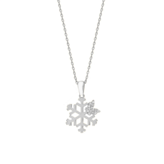 Kar Tanesi Kolye 718955 Silver