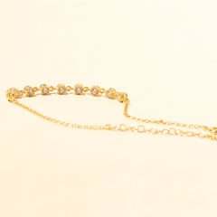 Zirkon Taşlı Bileklik 717008 Gold