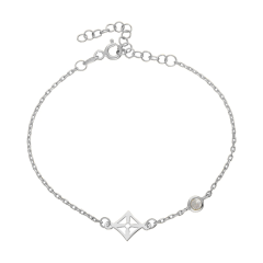 Taşlı Bileklik 717012 Silver