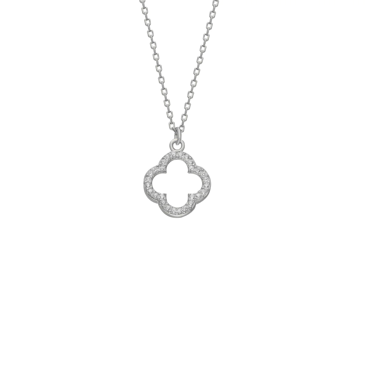 Clover Kolye 718950 Silver