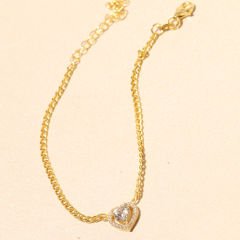Kalp Bileklik 717015 Gold