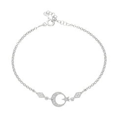 Ay Yıldız Bileklik 717018 Silver