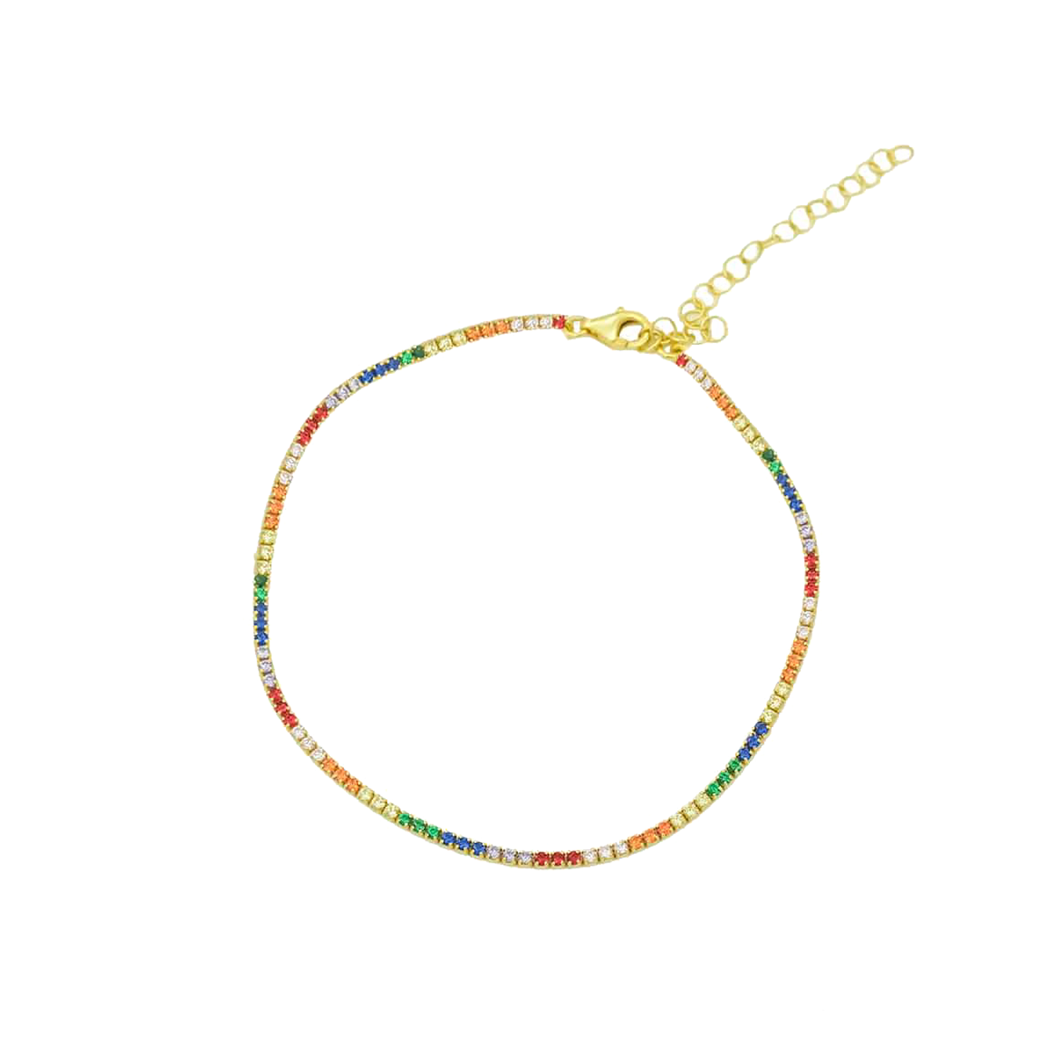 Renkli Suyolu Bileklik 719458 Gold