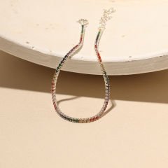 Renkli Suyolu Bileklik 719458 Silver