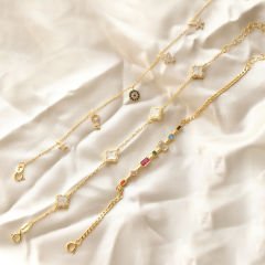 Clover Bileklik 719461 Gold