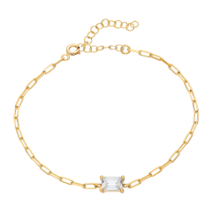Zincir Baget Bileklik 717022 Gold