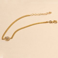 Taşlı Bileklik 717023 Gold