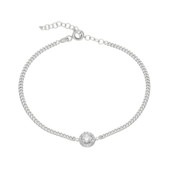 Taşlı Bileklik 717023 Silver
