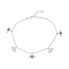 Zirkon Taşlı Bileklik 717025 Silver