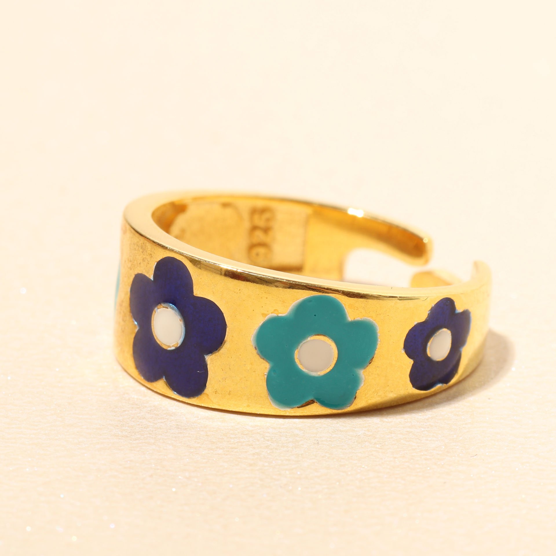 Flower Yüzük 720002 Gold