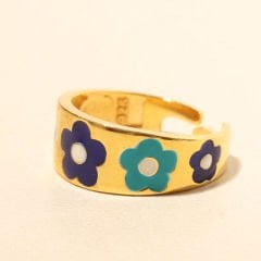 Flower Yüzük 720002 Gold