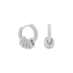 Zirkon Halka Küpe 717038 Gold