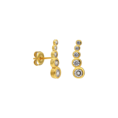 Nokta Zirkon Küpe 717045 Gold