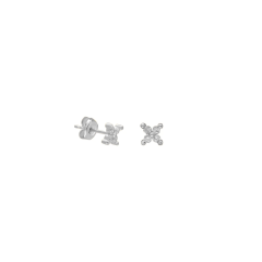 Mini Çiçek Küpe 717084 Silver