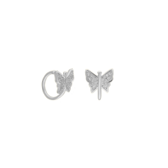 Kelebek Cuff Küpe 717085 Silver