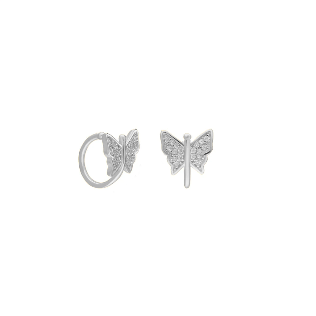 Kelebek Cuff Küpe 717085 Silver