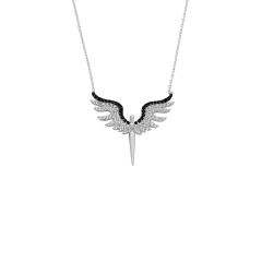Erin Black Kolye 719067 Silver