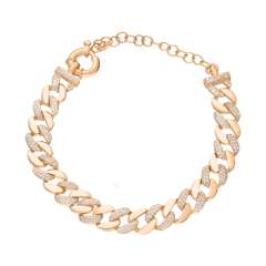 Zirkon Zincir Bileklik 718501 Rose