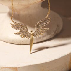 Erin White Kolye 719069 Gold