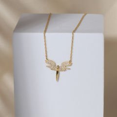 Erin White Kolye 719069 Gold