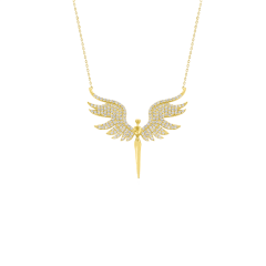 Erin White Kolye 719069 Gold
