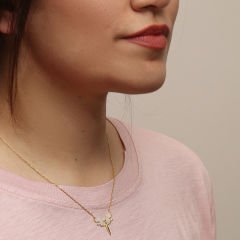Erin White Kolye 719069 Gold