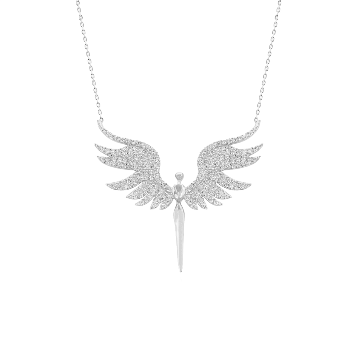 Erin White Kolye 719069 Silver