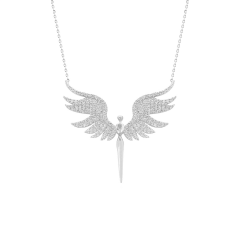 Erin White Kolye 719069 Silver