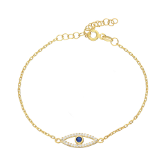 Göz Efektli Bileklik 718504 Gold