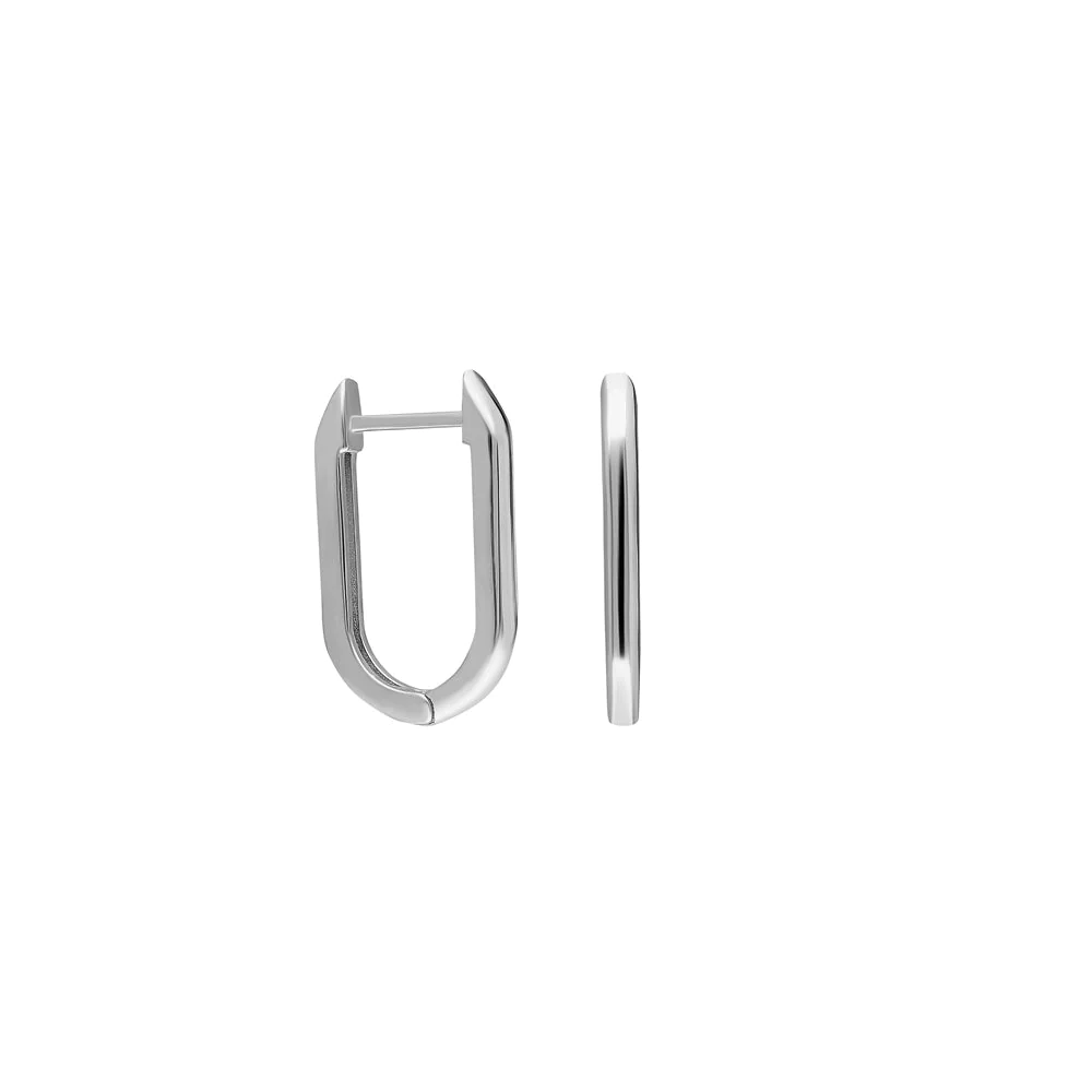 Oval Küpe 717030 Silver