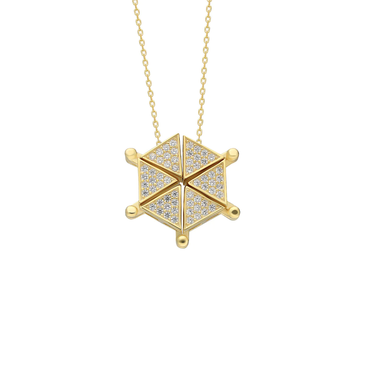 Tria Mıknatıs Kolye 718908 Gold