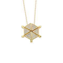 Tria Mıknatıs Kolye 718908 Gold