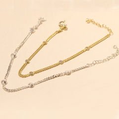 Beş Taşlı Bileklik 718512 Silver