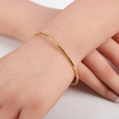 Gümüş Gold Ajda Kadın Bilezik 5.7 cm