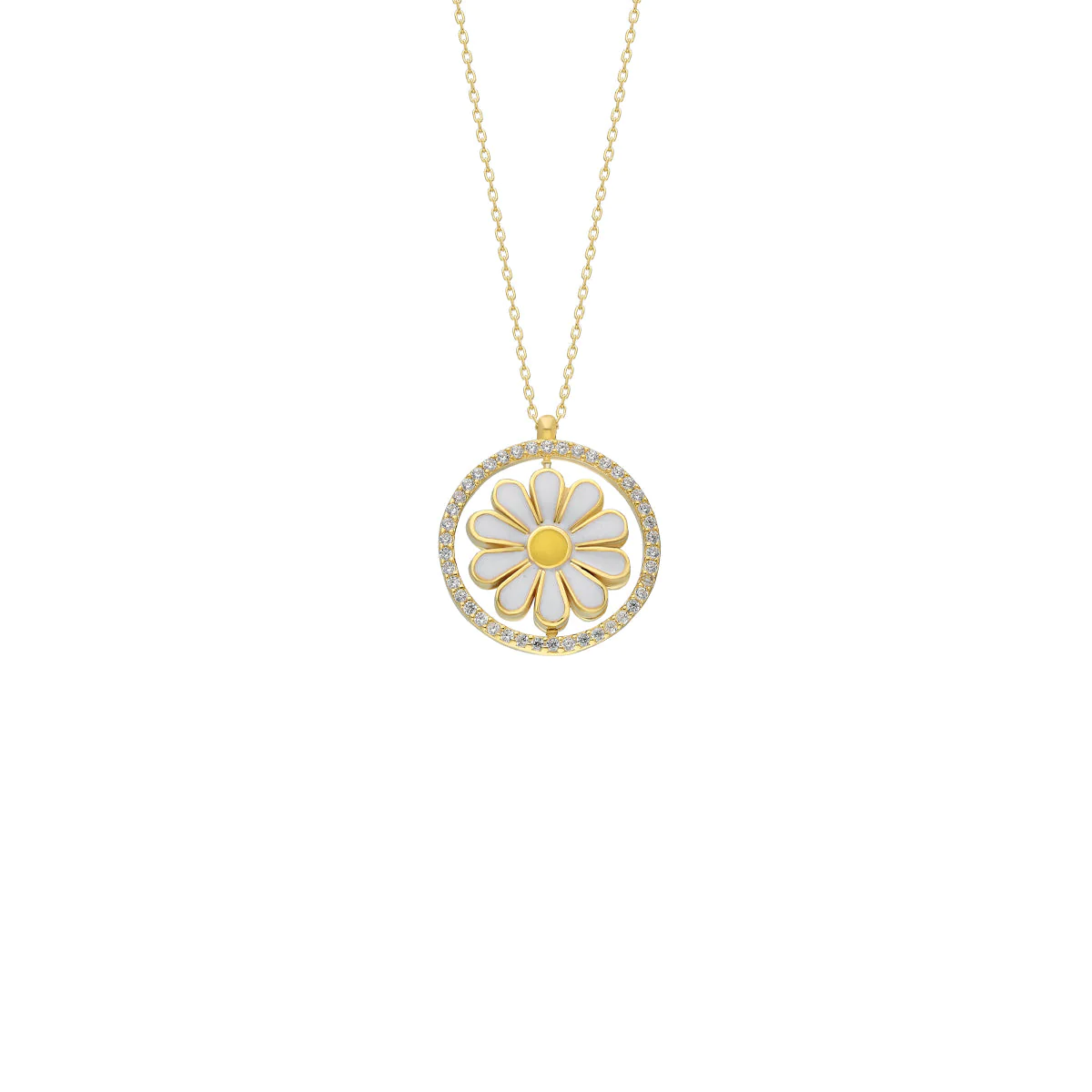 Papatya Kolye 718914 Gold