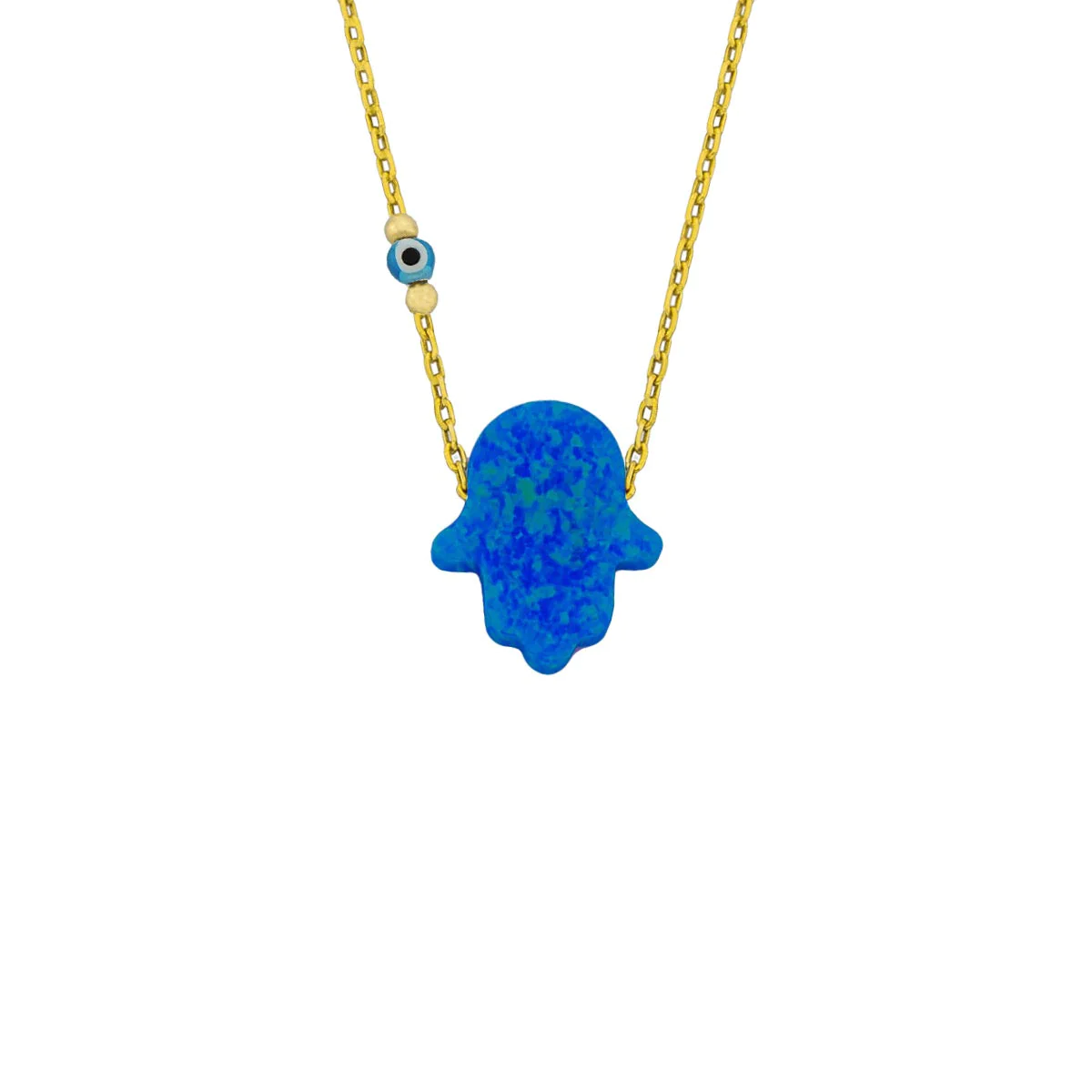 Opal Fatıma Kolye 718916 Gold