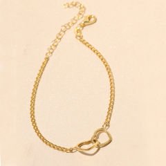 Çift Kalp Bileklik 718513 Gold
