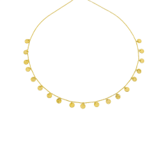 Madeni Sallantılı Kolye 718921 Gold