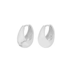 Kalın Halka Küpe 717042 Silver