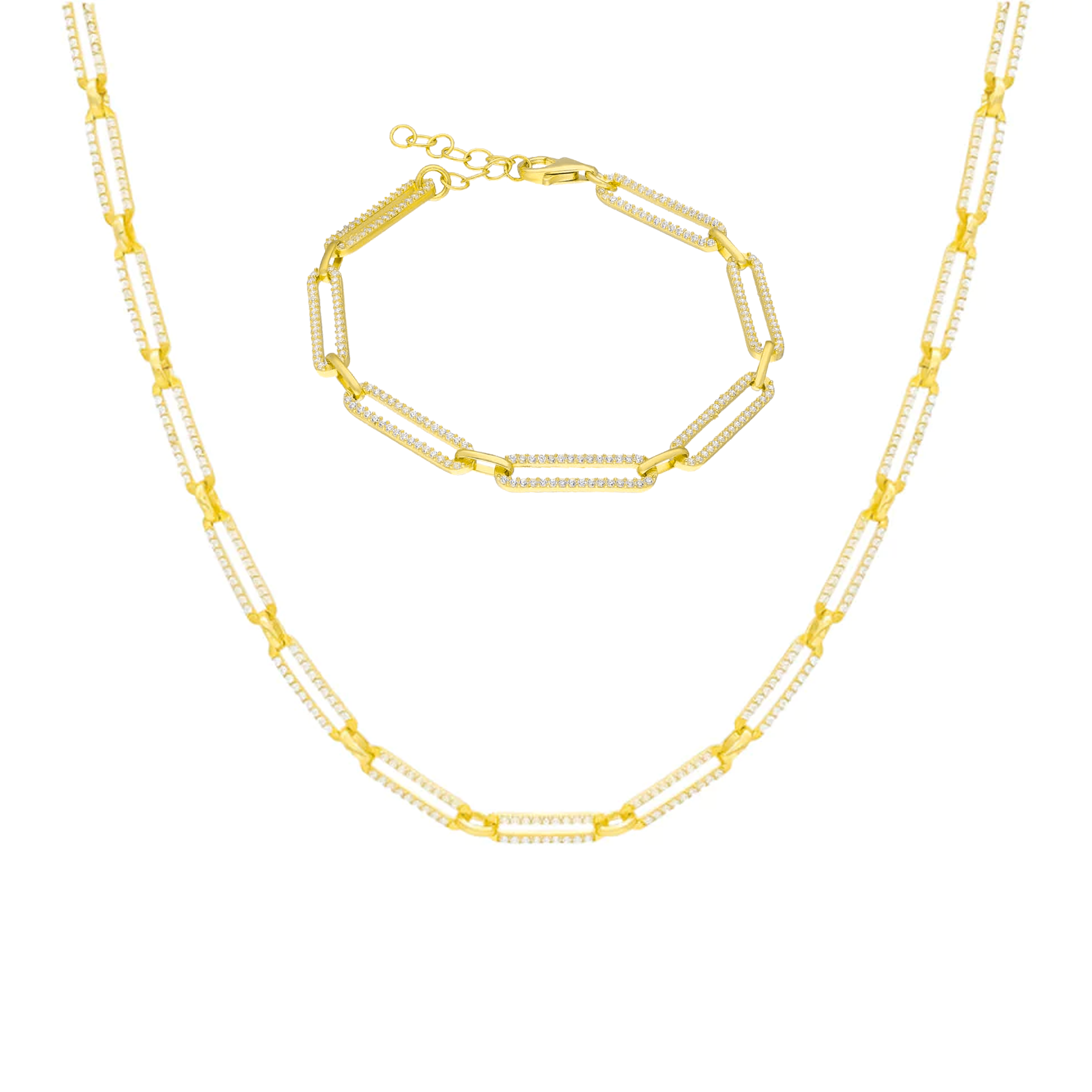 Taşlı Zincir Set 718303