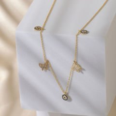 Kelebek Charm Kolye 718901 Gold