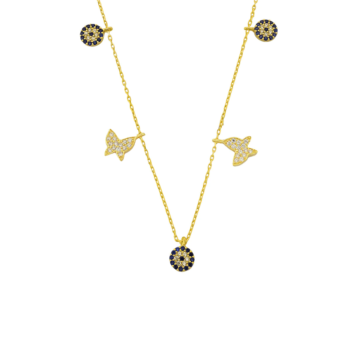 Kelebek Charm Kolye 718901 Gold