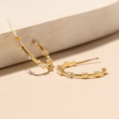 Luna Zirkon Küpe 717051 Gold