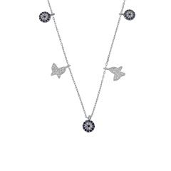 Kelebek Charm Kolye 718901 Silver
