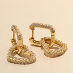 Kalp Küpe 717052 Gold